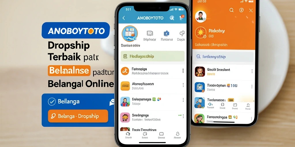 Tampilan antarmuka ANOBOYTOTO yang praktis untuk Dropship.