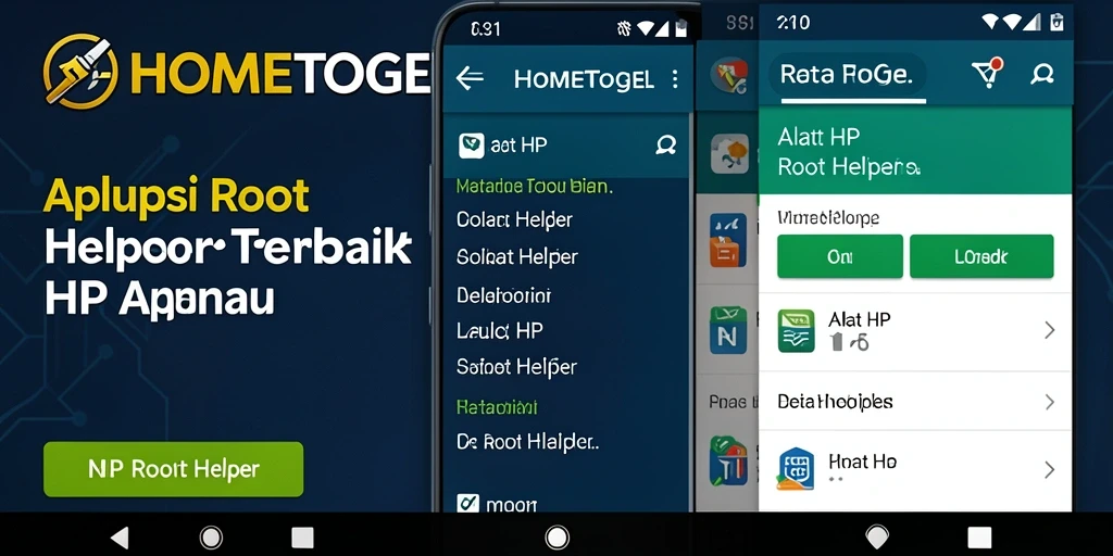 Tampilan antarmuka aplikasi HOMETOGEL yang user-friendly.