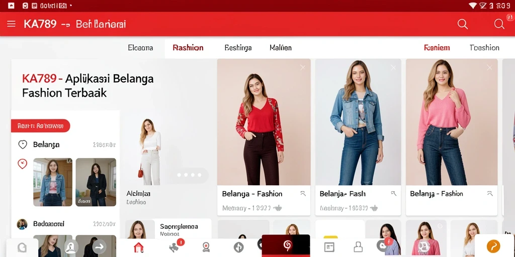 Tampilan antarmuka aplikasi KA789 yang menarik dan intuitif.