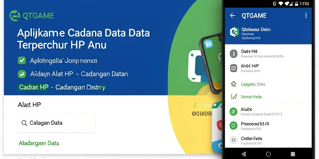 Antarmuka QTGAME untuk cadangan data yang mudah dan praktis.